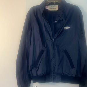 Navy Chevrolet Logo Windbreaker Jacket for Men